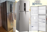 Geladeira Electrolux Frost Free Duplex Autosense Inox If45s Cor Inox look 110V