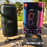 JBL, Caixa de Som, PartyBox Club 120, Bluetooth, Show de Luzes, À Prova de Respingos – 160W RMS