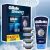 1 Kit Gillette Mach3, Carga para Aparelho 4 Uds + Gillette Creme de Barbear Rosto e Corpo 150mL