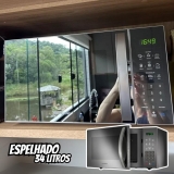 Micro-ondas Espelhado 34 Litros 1400w Mo-02-34-e Mondial 110V