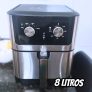 Fritadeira Elétrica Chrome Fry Inox Elgin 8l Airfryer 110v