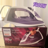 Ferro a Vapor EasySpeed Philips Walita, Roxo, 1400W, 127v