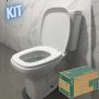 Kit Bacia com Caixa, Assento Polipropileno e Complementos de Instalação Like