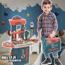 Maleta De Ferramentas Infantil 3 Em 1 Multi Montagens Brinquedo Faz De Conta – Atentu