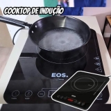 Cooktop de Indução 1 Boca Eos Cheff Gourmet 2000w Preto Eci01ppb Bivolt
