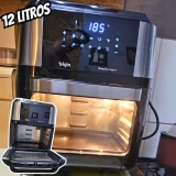 Fritadeira Sem Óleo E Forno Elétrico Oven Fry 12l 4×1 Elgin