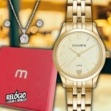 Relógio Mondaine Feminino Dourado
