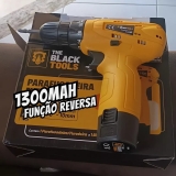 Furadeira parafusadeira sem fio de 10mm The Black Tools
