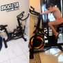 Bicicleta Ergométrica Gallant Elite X Spinning Roda de Inercia 8kg até 110kg Mecânica