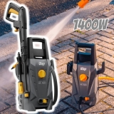 WAP Lavadora de Alta Pressão WL1820 Potência de 1400W e 1500 PSI com Agulha Desobstruidora Bico Ajustável Porta Acessórios
