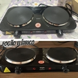 Fogão Elétrico Portátil Cooktop 2 Bocas Elgin