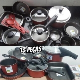 Jogo De Panelas Tramontina 13 Peças Com Panela De Pressão