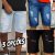 Bermuda Masculina Short Masculino Jeans