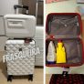 Frasqueira Necessarie de Viagens Wall Street Pequena de mão PP+ABS Rígida