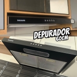 Suggar Depurador De Ar Slim 60cm 3 Vel. Preto 110v