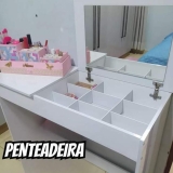Penteadeira Paris Com Espelho E Porta Objetos