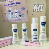 Mustela Kit Essenciais Bebê e Criança – Gel Lavante 200ml + Shampoo Recém-Nascido 150ml + Hydra Bebê 100ml + Água de Limpeza 100ml + Creme Vitaminado Preventivo De Assaduras 54g