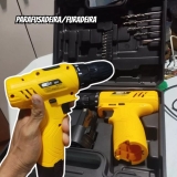Parafusadeira Furadeira 12v Sem Fio Com Maleta Kit