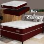 Cama Box Casal (Box + Colchão) Plumatex de Mola – Ensacada 53cm de Altura Turim