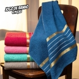 Jogo C/ 4 Toalha De Banho Gigante 70 X 1,40 Toalhão Algodão