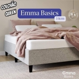 Colchão Queen de espuma Emma Basics 14cm