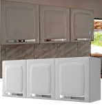 Armário de Cozinha Aéreo Itatiaia Rose ARM-105 3 Portas 105x40cm