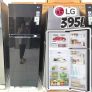 LG geladeira GN-B392PX com freezer 395 litros preta 110v