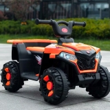 Quadriciclo Elétrico Infantil com Marcha Frente e Ré Vermelho Zippy Toys