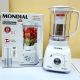 Liquidificador Turbo Power, Mondial, Branco/Cinza, 550W, 110V