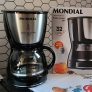 Cafeteira Elétrica Dolce Arome, Mondial, Preto/Inox, 550W, 220V