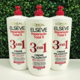 Creme Milagroso 3 em 1 Elseve Reparação Total 5 500ml