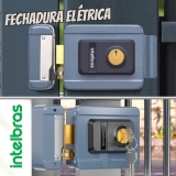Fechadura Elétrica de Sobrepor FX 1500 Cinza Intelbras