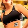Top Puma Fitness Sem Bojo Nadador Poliamida Feminino