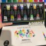 Aquarela Bisnaga Misci 6 ml 12 cores Artools