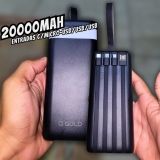 Carregador sem fio Universal Portátil Power bank Turbo 20000mah