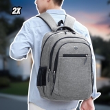 Kit 2 Mochilas Bolsa Mala Reforçada