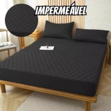 Capa Protetora Colchão Box Casal Padrão Matelado Impermeável