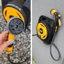 WAP Mangueira para Jardim com Enrolador e Esguicho Multiplo GMEEM01