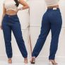 Calça Jeans Feminina Premium Mon Cintura Alta Blogueira