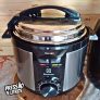 Panela pressão elétrica Electrolux capacidade 5L PCE20 inox Rita Lobo