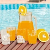 Conjunto de Jarra 1,5L e Copos 280ml de Vidro – Nadir Maracatu 5 Peças