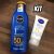 Nivea Sun Protect & Hidrata Fps50 200ml + Prot Sol Facial T.seco Fps70 40ml
