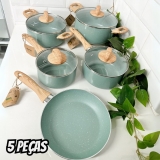 Brinox – Jogo de Panelas 5 Peças Ceramic Life