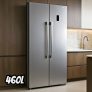 Geladeira Refrigerador HQ Frost Free Side By Side 460 Litros