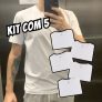 Kit Com 5 Camisetas Masculinas Básicas Hering