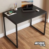 Mesa Cabe Em Qualquer Lugar Preta 90 Cm