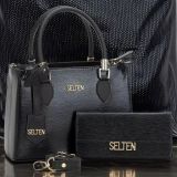 Bolsa Feminina Com Carteira