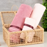 Jogo de Toalhas de Banho Casain/Karsten Otto – Salmão e Euforia 3 Peças