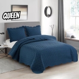 Colcha Ilusion Favo Queen Marinho 240×260 Camesa