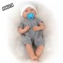 Boneca Bebê Reborn Realista Cabelo E Roupinha Conect Brinq